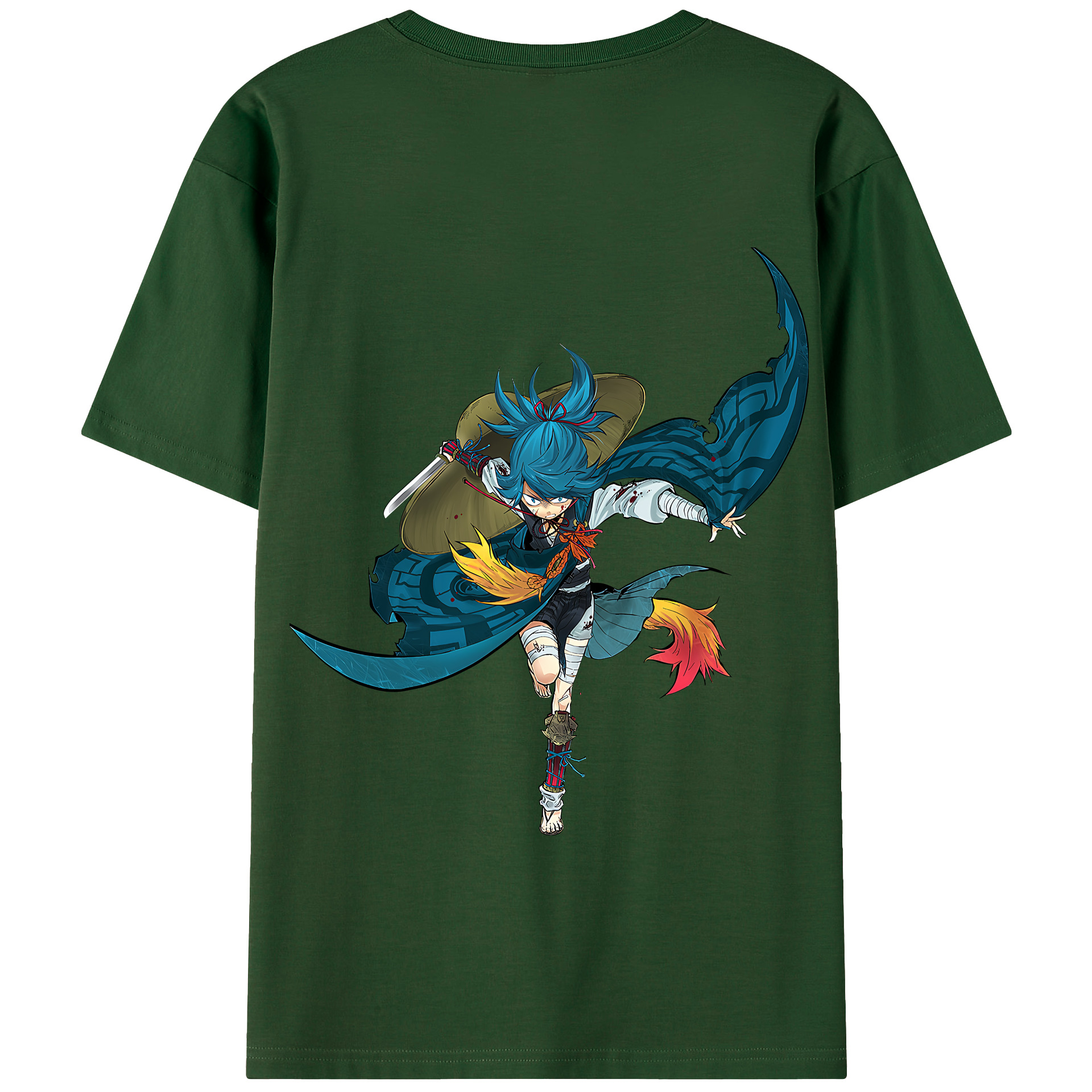 （画像用） 刀剣乱舞 Touken Ranbu 綿100％半袖Tシャツ（背面プリント）